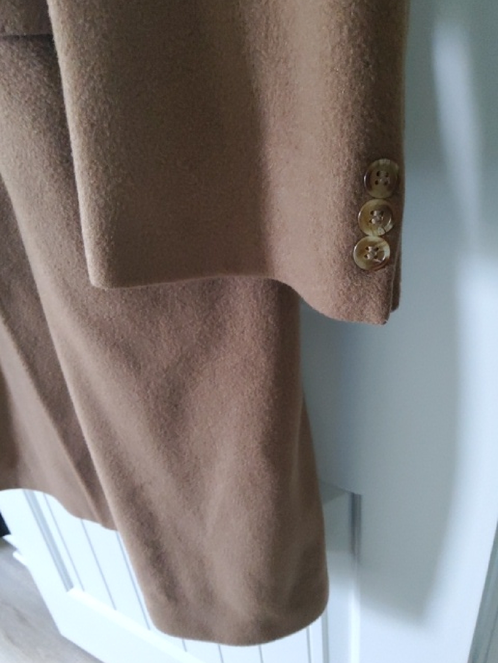 100% Cashmere Coat - Camel 48 R - Picture 10 of 16